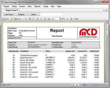 Software license Toolmonitor ReportManager 